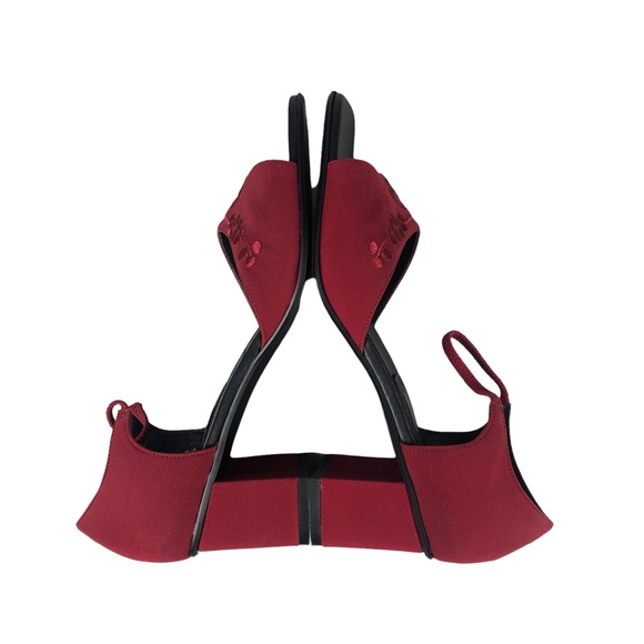 MADELINE STUART LIFT Embroidered Open Toe Heeled Sandal - Picture 6 of 10